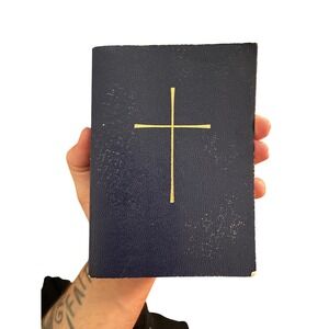The Book of Common Prayer Episcopal Church Seabury Press Navy Gold Cross